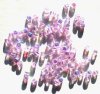 100 4mm Transparent Alexandrite AB Cube Beads